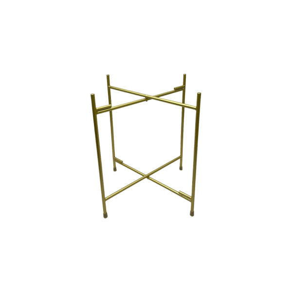Trepied double rond - doré