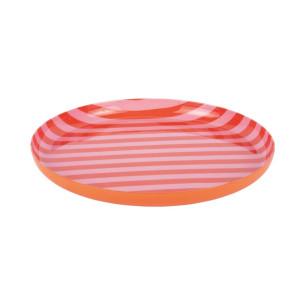 Plat orange & rose