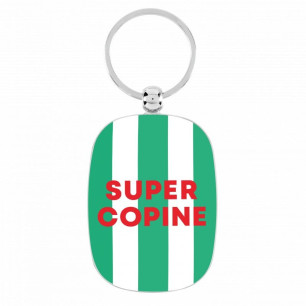 Porte-clés "Super copine"