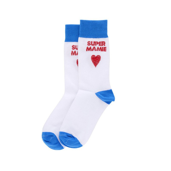 Chaussette "Super mamie"