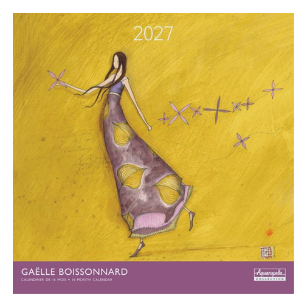 Calendrier "Sourire du vent" - Gaëlle Boissonnard 30*30
