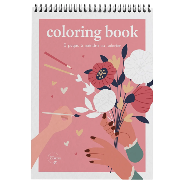 Carnet de Coloriage & Peinture A4 « Entre tes mains »