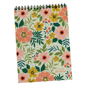 Carnet de Dessin « Floraison » (15 x 21 cm)