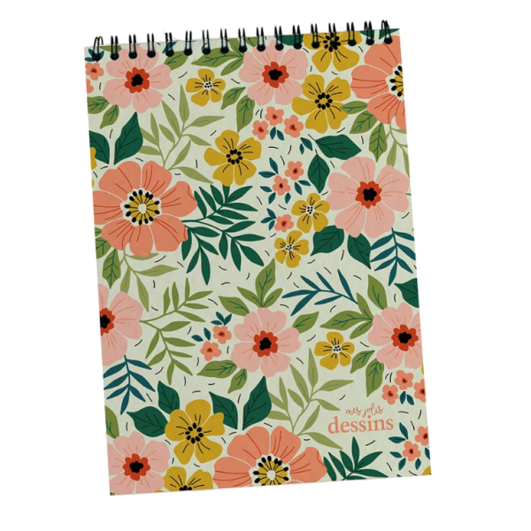 Carnet de Dessin « Floraison » (15 x 21 cm)
