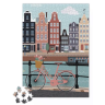 Puzzle 1000 Pièces « Pédalons au fil de l'eau »