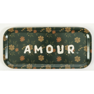 Plateau rectangulaire "Amour "