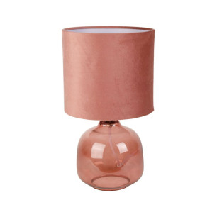Lampe Céleste Rose D18 x H32 cm