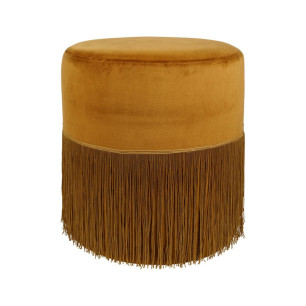 Tabouret d'appoint Moutarde D40 x H44 cm