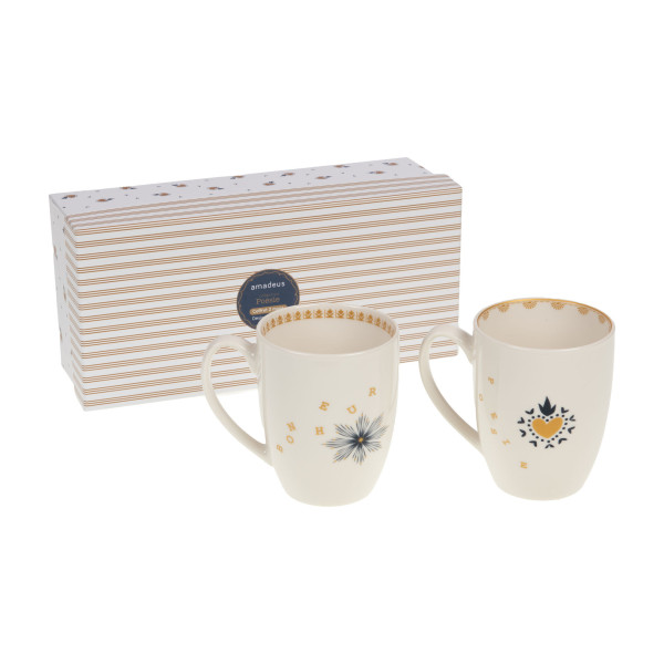 Coffret de 2 Mugs Poésie