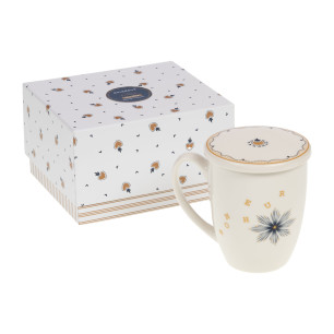 Mug Tisanière avec Filtre Poésie