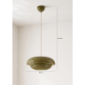 Suspension en Métal Vert Sauge Chloé
