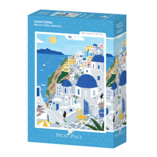 Mini Puzzle 96 Pièces - Santorin
