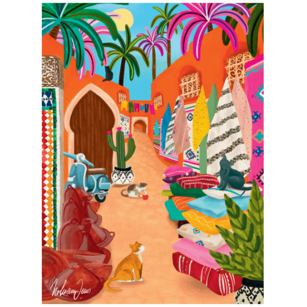 Mini Puzzle 96 Pièces - Souk de Marrakech