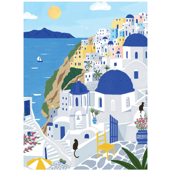 Puzzle 500 Pièces - Santorin