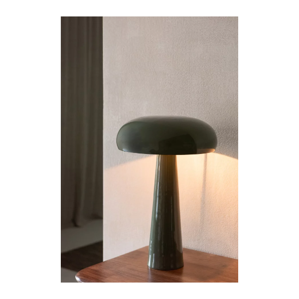 Lampe De Table Fer Vert Olive