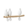 Statuette 3 Oiseaux Sur Branche