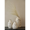 Vase Fleurs Blanc & Noir - GM