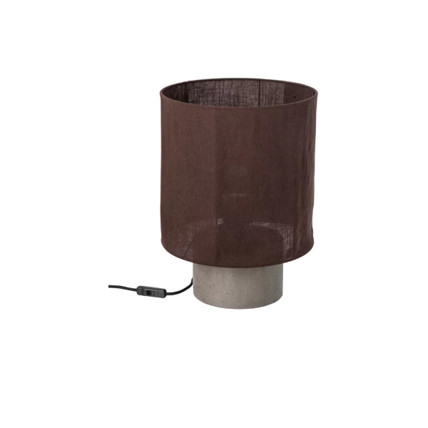 Lampe Ciment Marron