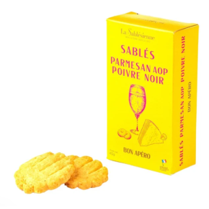 Petits Sablés Salés au Parmesan AOP & Poivre Noir