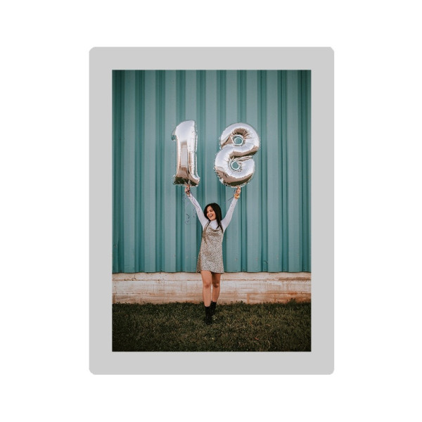 Cadre photo 10 x 15 argent