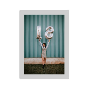 Cadre photos 13 x 18 argent