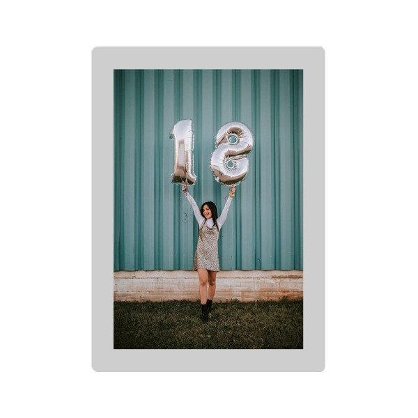 Cadre photos 13 x 18 argent