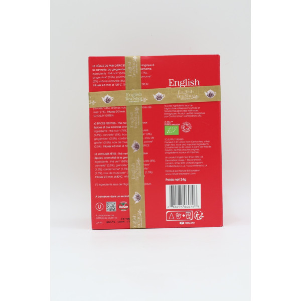 Coffret de thés Bio "sélection d'hiver"
