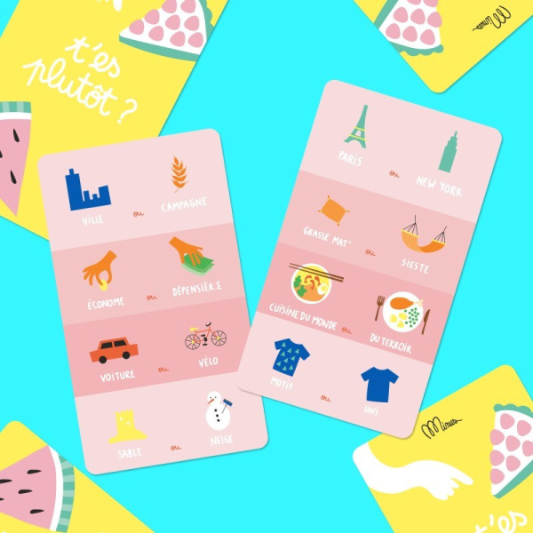 Jeu de cartes "Chacun ses goûts !"