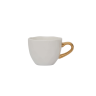 Tasse à espresso "Blanche" à anse dorée