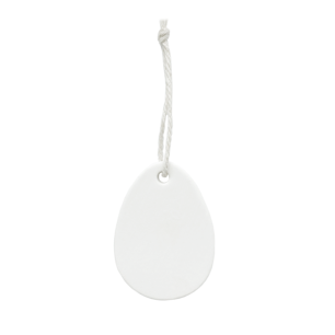 Œuf blanc en argile