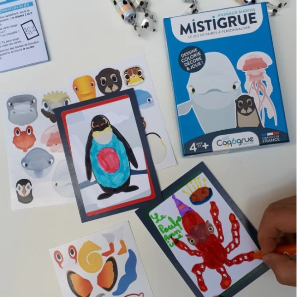 Jeu de cartes "Animaux Marins"