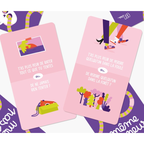 Jeu de cartes "Même pas peur !"