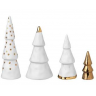 Set de 4 sapins "Or"