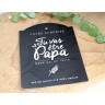 Etiquette de bouteille personnalisée "Tu vas être papa"