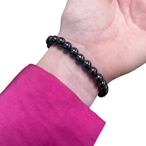 Bracelet "Hématite" 6mm