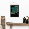 Support mural pour affiche